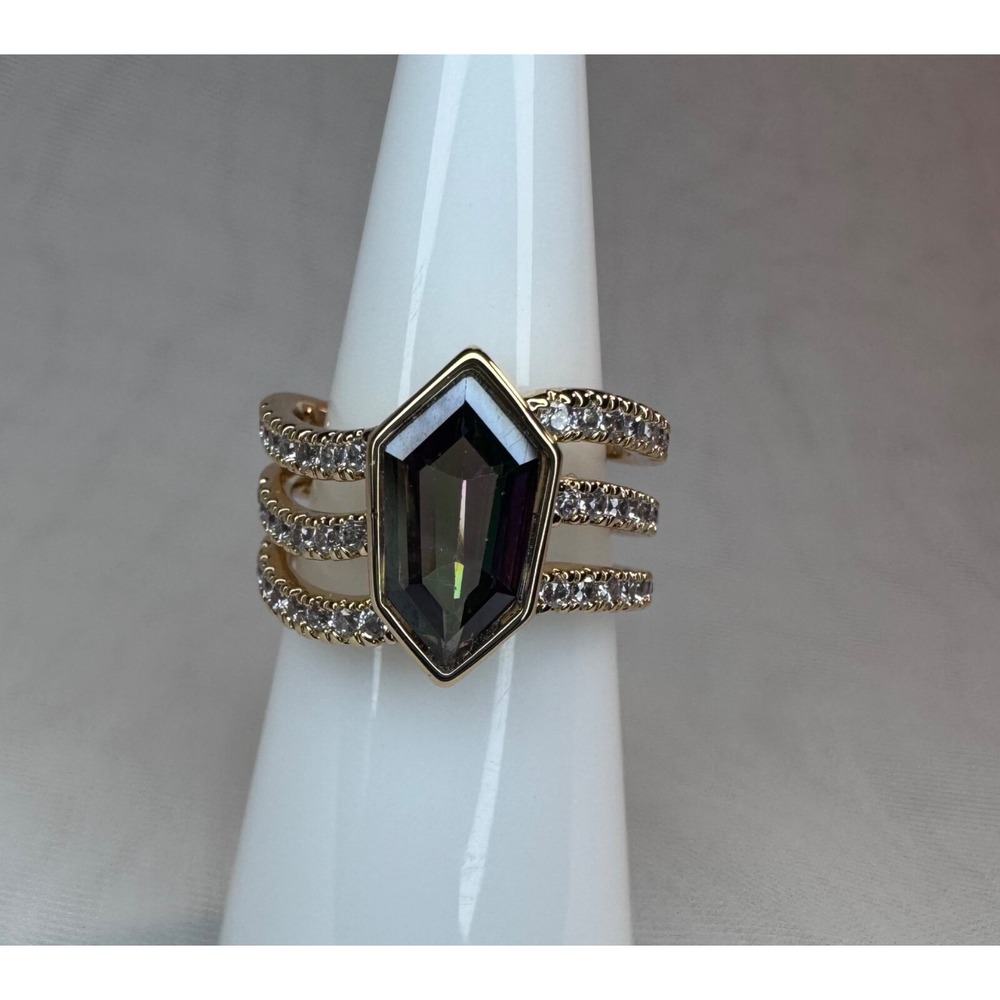 Bomb Party June Ring Size 5 RG51675 Shes Meant To Be Gold Plated Alexandrite